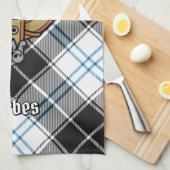 クランフォーブスクレストオーバードレスタータンチェック キッチンタオル (四つ折り)