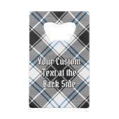 クランフォーブスクレストオーバードレスタータンチェック クレジットカード栓抜き (裏面)