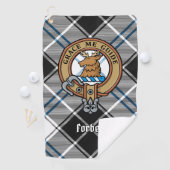 クランフォーブスクレストオーバードレスタータンチェック ゴルフタオル (インサイチュ)