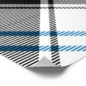 クランフォーブスクレストオーバードレスタータンチェック ポスター (角)