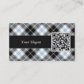 クランフォーブスクレストオーバードレスタータンチェック 名刺 (裏面)