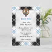 クランフォーブスクレストオーバードレスタータンチェック 招待状 (スタンド正面)