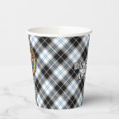クランフォーブスクレストオーバードレスタータンチェック 紙コップ (左)