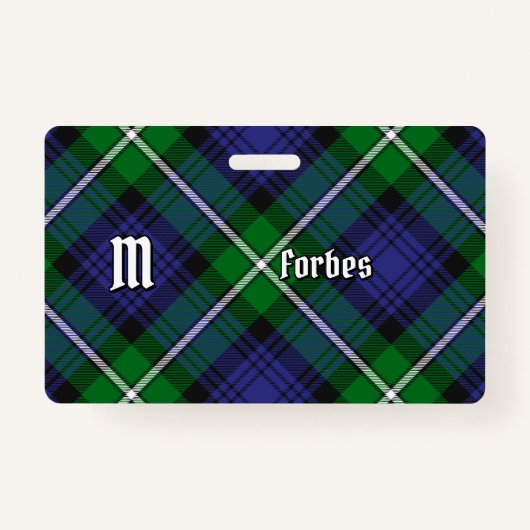 クランフォーブスタータンチェック バッジ (正面)