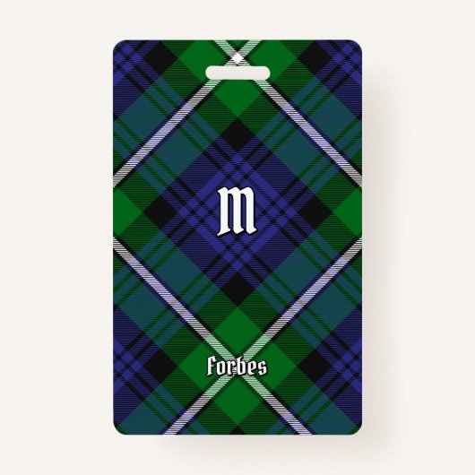 クランフォーブスタータンチェック バッジ (正面)