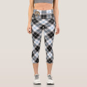 クランフォーブスドレスタータンチェック カプリレギンス (正面)