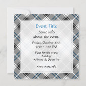 クランフォーブスドレスタータンチェック 招待状 (裏面)