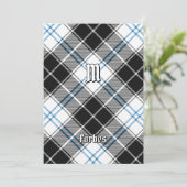 クランフォーブスドレスタータンチェック 招待状 (スタンド正面)