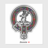 クランフレイザーオブロバートクレスト&タータンチェック シール (シート)