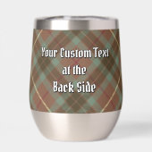 クランフレーザークレストオーバーウェザードル狩りタータンチェック (背面)