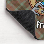 クランフレーザークレストオーバーウェザードル狩りタータンチェック マウスパッド (コーナー)