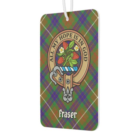 クランフレーザークレストオーバー狩りタータンチェック カーエアーフレッシュナー (左)