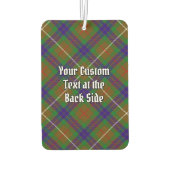クランフレーザークレストオーバー狩りタータンチェック カーエアーフレッシュナー (裏面)