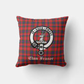 クランフレーザークレストバッジ&タータンチェック クッション (裏面)