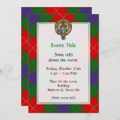 クランフレーザークレスト招待状 招待状 (正面/裏面)