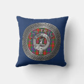 クランフレーザークレスト&タータンチェックノット装飾用クッション クッション (裏面)