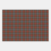 クランフレーザータータンチェックのバリエーション ラッピングペーパーシート (正面3)