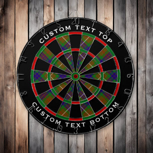 クランフレーザー狩りタータンチェックダーツボード ダーツボード