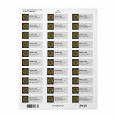 クランフレーザー狩りタータンチェックラベル ラベル (フルシート)