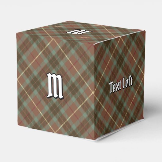 クランフレーザー狩り風化されたタータンチェック優先ボックス フェイバーボックス (裏面サイド)