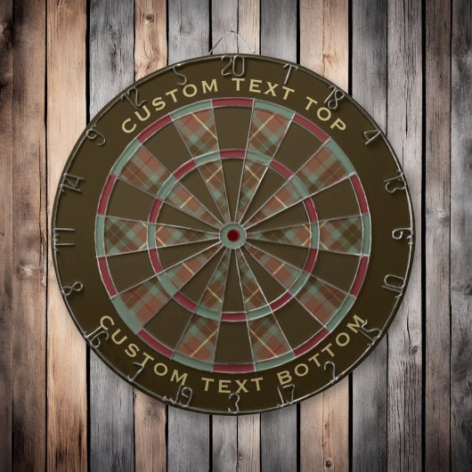 クランフレーザー狩り風化タータンチェックダーツボード ダーツボード