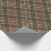 クランフレーザー狩り風化タータンチェック ラッピングペーパー (角)