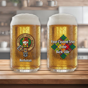 クランブキャナンクレストオーバータータンチェック ガラス缶
