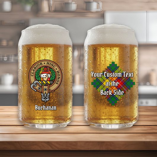 クランブキャナンクレストオーバータータンチェック ガラス缶