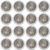 クランブキャナンクレスト&タータンチェックノット シール (正面)