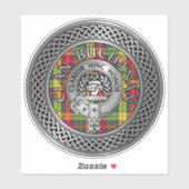 クランブキャナンクレスト&タータンチェックノット シール (シート)