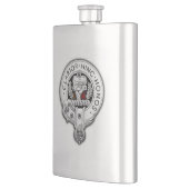 クランブキャナンクレスト&タータンチェック フラスク (左)