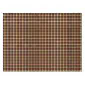 クランブキャナングリーンとイエロースコットランドタータンチェック テーブルクロス (正面(横))
