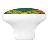 クランブキャナンタータンチェック セラミックノブ (側面)