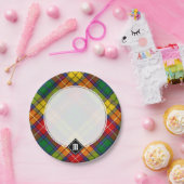 クランブキャナンタータンチェック ペーパープレート (パーティー)