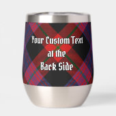 クランブラウンクレストオーバータータンチェック (背面)