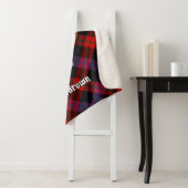 クランブラウンクレストオーバータータンチェック シェルパブランケット (インサイチュ)