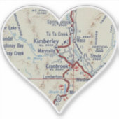 クランブルックBCヴィンテージマップ シール (正面)