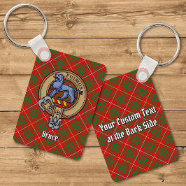 クランブルースクレストオーバータータンチェック キーホルダー