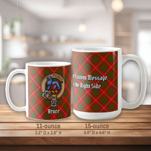 クランブルースクレストオーバータータンチェック コーヒーマグカップ