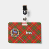 クランブルースクレストオーバータータンチェック バッジ (クリップ付き表面)