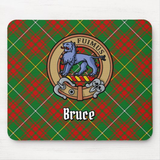 クランブルースクレストオーバー狩りタータンチェック マウスパッド (正面)