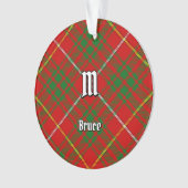 クランブルースタータンチェック オーナメント (正面)