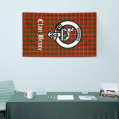 クランブルースプレストバッジ&タータンチェックカスタム 横断幕 (トレードショー)