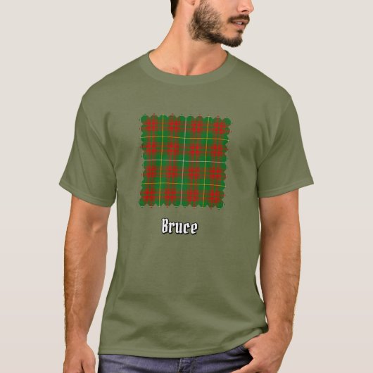 クランブルース狩りタータンチェック Tシャツ (正面)