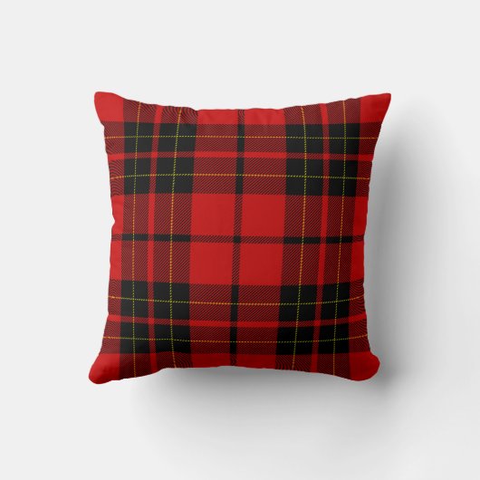 クランブロディスコティッシュモダンタータンチェックプレイド クッション (裏面)
