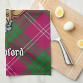 クランプクロフォードクレストキッチンタオル キッチンタオル (四つ折り)