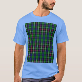 クランプサザーランドタータンチェック図 Tシャツ
