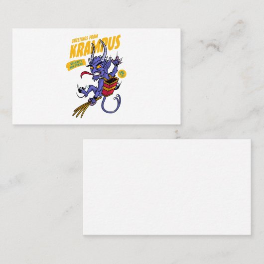 クランプスからの挨拶 名刺 (正面/裏面)