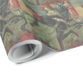 クランプスが子どもを誘拐 ラッピングペーパー (ロールコーナー)