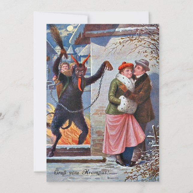 クランプスが悪い大人を罰する (正面)